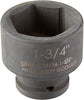 Dado De Impacto De 6 Puntas, 1 3/4" x 3/4", Williams 38156