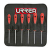 Juego de 6 destornilladores bimaterial Torx Urrea 83w