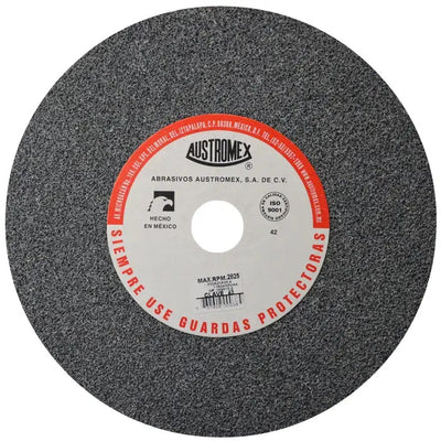 Rueda Abrasiva Grano 24 para Esmerilar Gris de 250 x 25 x 25.40 mm Austromex 43