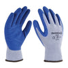 Guante Tipo Japonés talla #10 C/Palma de Latex Azul Dermacare 16-975-10