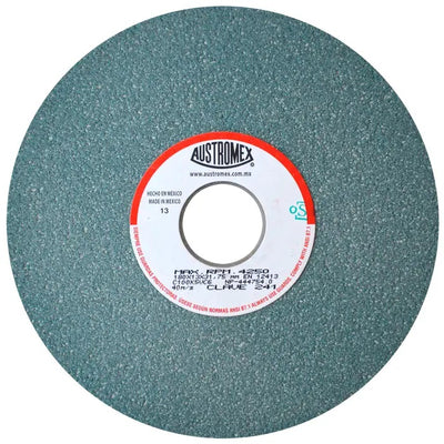 Rueda Abrasiva Grano 100 para Rectificar Verde de 7 x 1/2 x 1-1/4 Austromex 241