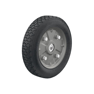 Rueda De Hule Sólido 9' Para Diablo, Doble Balero, Pretul 45487