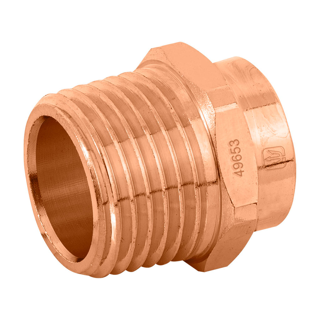 Conector Macho Cobre "1/2", Foset 49653