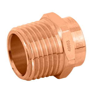 Conector Macho Cobre "1/2", Foset 49653
