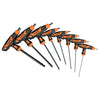 Juego 8 Llaves Hexagonales Std Extralarga Mango T ,Punta Bola, Truper 100934