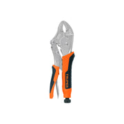 Pinza De Presión 10" Mordaza Curva Mango De Vinil, Truper 17436