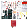 Juego maestro industrial 396 piezas con gabinete URREA EX27M6