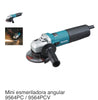 Mini Esmeriladora 4-1/2", 2,800 - 11,500 RPM, V.V. Interruptor T/Paleta SJS, 1,400W, Makita 9564PCV