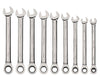 Juego De Llaves De Trinquete De Combinación Métrica De 9 Piezas, Williams JHMWS-1123NRC