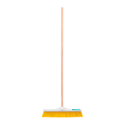Cepillo Industrial Cerda Suave De 50 cm Con Bastón De Madera, Klintek 57036