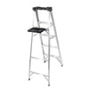 Escalera Tijera Negra Aluminio 5 Pies, Cuprum SC-2314-05