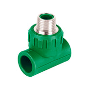 Tee Macho De PPR 1/2" Con Inserto Metálico, Foset 49838