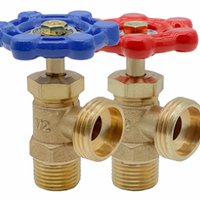 Juego de Valvulas para Lavadora  1/2" Laton, Cnx 118H-8