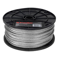 Metro De Cable Rígido 3/16" De Acero 7x7 Hilos, 75 m, Fiero 44206