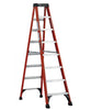 Escalera de Tijera de Fibra de Vidrio 225Kg Cuprum C-3017-08N