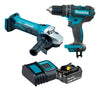 Combo Rotomartillo + Miniesmeril Brushless, Makita DLX2402ST