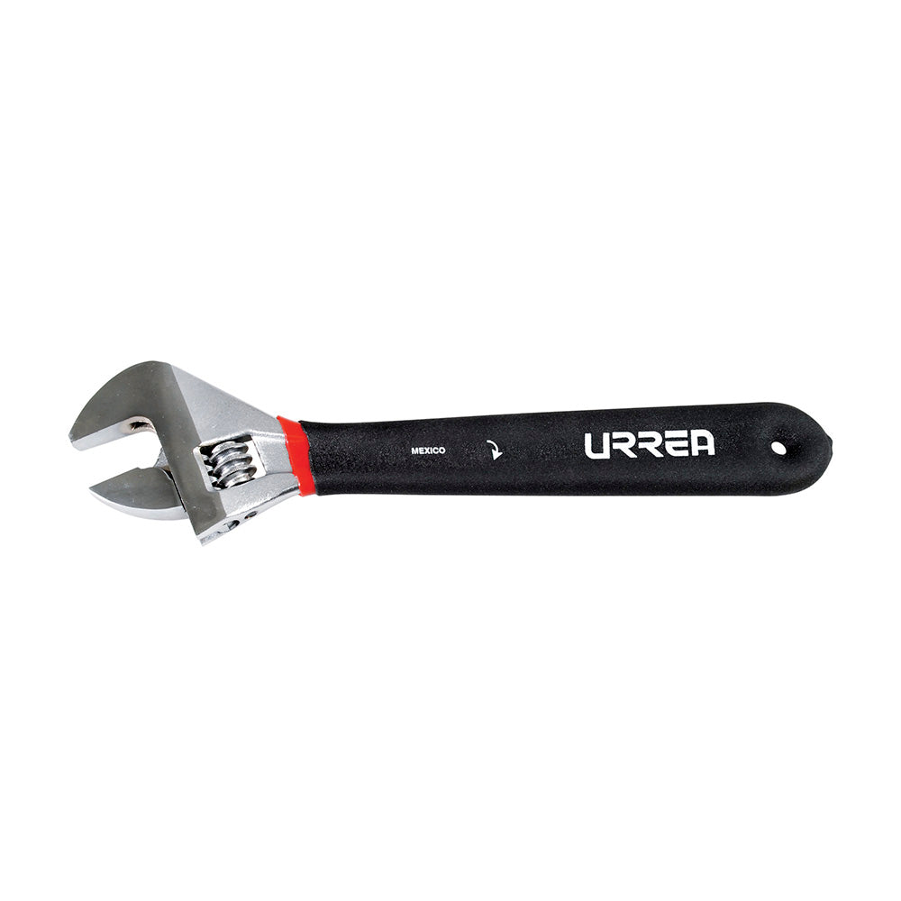 Llave Ajustable 10" Rubber Grip, Urrea 710G