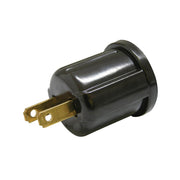 Portalámpara Con Clavija Negro 127V, Surtek 136669