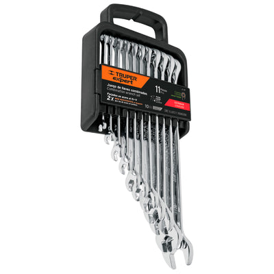 Juego De 11 Llaves Combinadas Extralargas Pulidas Std, Expert 15780