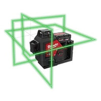 Láser Verde de 3 Planos 360 M12 - KIT Milwaukee 3632-21