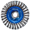 Cepillo Circular Trenzado de 4 x 0.020 x 5/8-11 para Acero Inoxidable Tenazit 2829