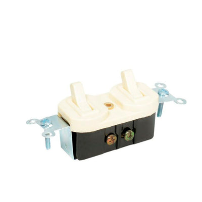 Apagador palanca doble 15A 127V Surtek 136552