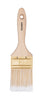 Brocha Cerdas Sintéticas 2-1/2" Corte Recto, Mango De Madera, Truper 13345