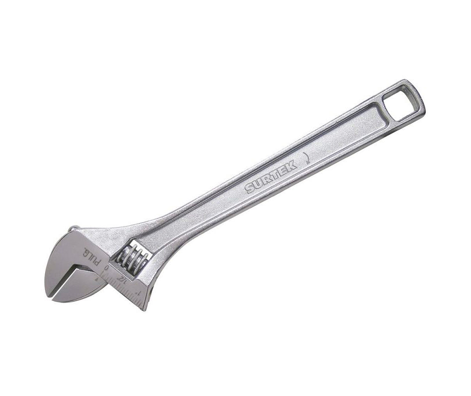 Llave ajustable cromada 10" uso profesional Surtek 510