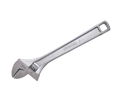 Llave ajustable cromada 10