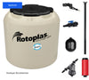 Tinaco plus+ equipado 450 litros color beige Rotoplas  500470