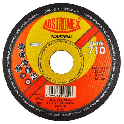 Disco Abrasivo para Corte de 4-1/2 x 3/64 x 7/8 Austromex 710