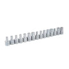 Juego de Dados Cuadro de 3/8" Para Drenado de Aceite, 14 piezas, Urrea 2393