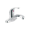 Monomando Plástico Para Lavabo, Nariz Curva, Foset 48191