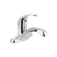 Monomando Plástico Para Lavabo, Nariz Curva, Foset 48191