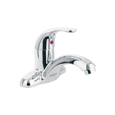 Monomando Plástico Para Lavabo, Nariz Curva, Foset 48191