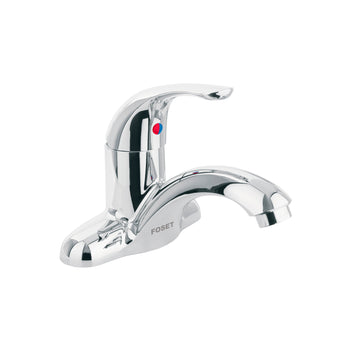 Monomando Plástico Para Lavabo, Nariz Curva, Foset 48191