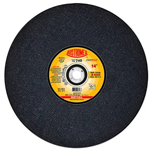 Disco Abrasivo para Cortes Rápidos de Acero de 14 x 1/8 x 1 Austromex 740