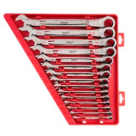 Llaves de Trinquete de Combinación SAE 15 Piezas, Milwaukee 48-22-9416