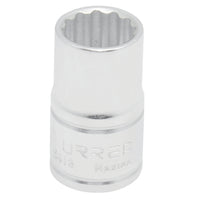 Dado de 12 Puntas 9/16" Cuadro de 1/2", Urrea 5418.
