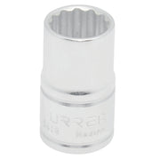Dado de 12 Puntas 9/16" Cuadro de 1/2", Urrea 5418.