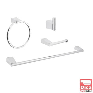 Juego de Accesorios de 4 piezas para Baño Dica 3500