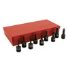 Juego de 9 Dados de Impacto 3/8" Punta Torx Urrea 72900W