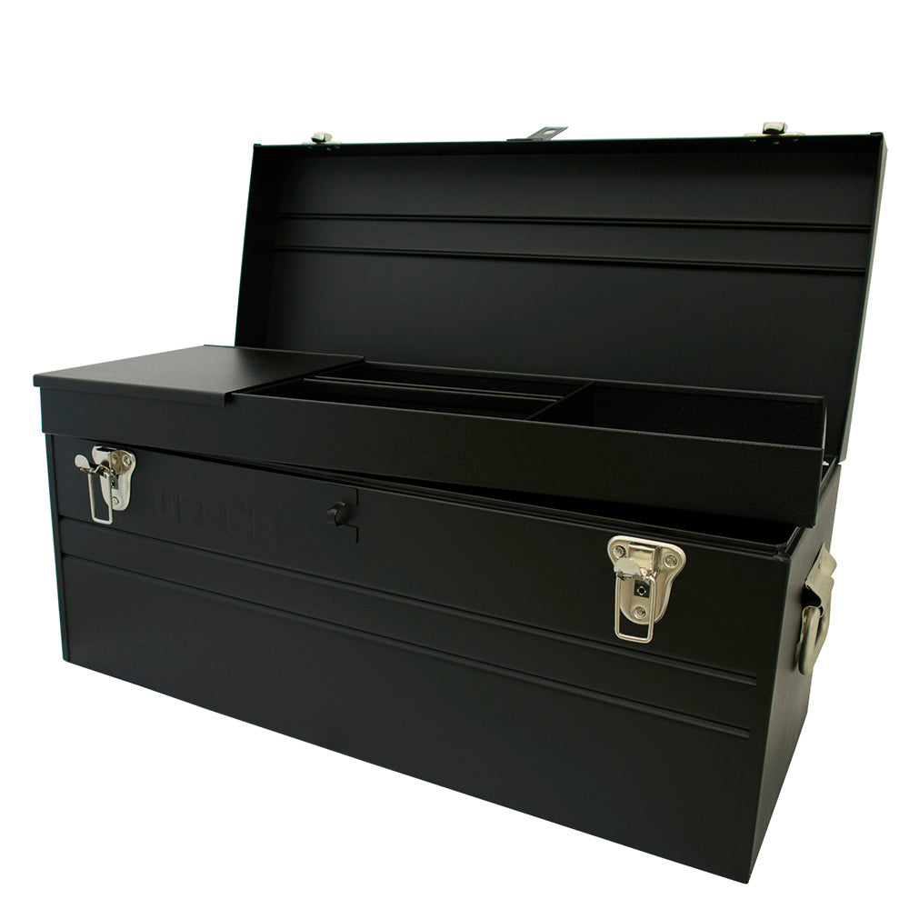 Caja portaherramientas metálica uso pesado 60 x 25 x 28cm calibre 20 Urrea D8C20***