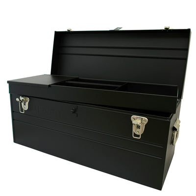 Caja portaherramientas metálica uso pesado 60 x 25 x 28cm calibre 20 Urrea D8C20***