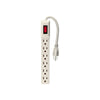 Multicontacto 6 Entradas Económico, Con Interruptor, 16 AWG, Volteck 47188