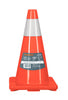 Cono De Precaución De 45 cm De PVC Con Reflejante, Truper 13121