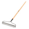 Rastrillo Jardinero Classic, 16 Dientes, Mango 54", Truper 17882