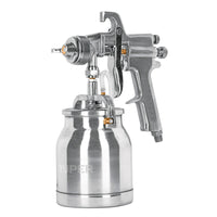 Pistola P/Pintar Succión HVHP Vaso Alum, 1.8mm, 2 Vál, Truper 14087