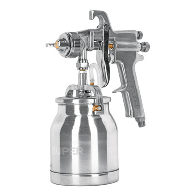 Pistola P/Pintar Succión HVHP Vaso Alum, 1.8mm, 2 Vál, Truper 14087