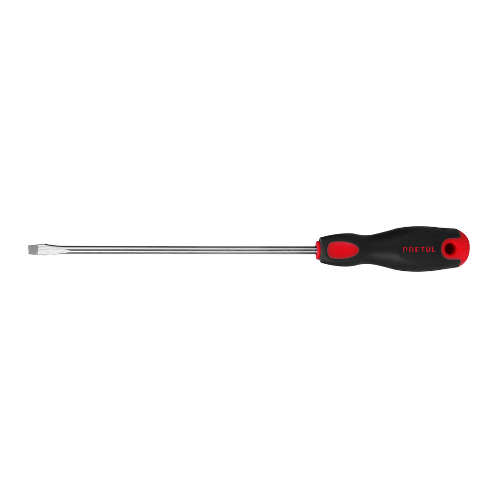 Desarmador Plano, 1/4x8', Mango Comfort Grip, Pretul 21482